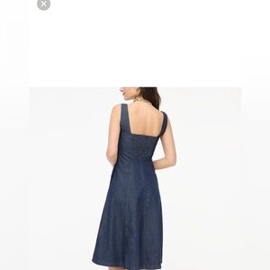 J. Crew Backless Denim Dress